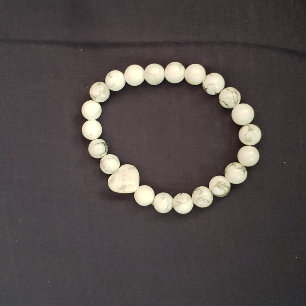 White Howlite Bracelet